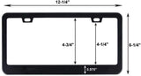 USA Police Thin Blue line Metal Black Aluminium Car License Plate Frame Holder