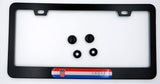 Croatia Flag Metal Black Aluminium Car License Plate Frame Holder