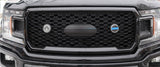 Mexico BLACK flag Car Truck Black Round Grill Badge 3.5 grille chrome emblem